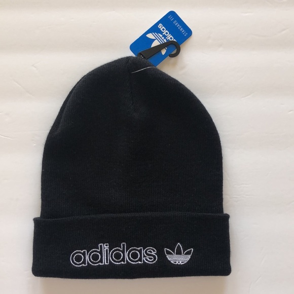 ADIDAS BLACK BEANIE (OSFA) - Picture 2 of 6